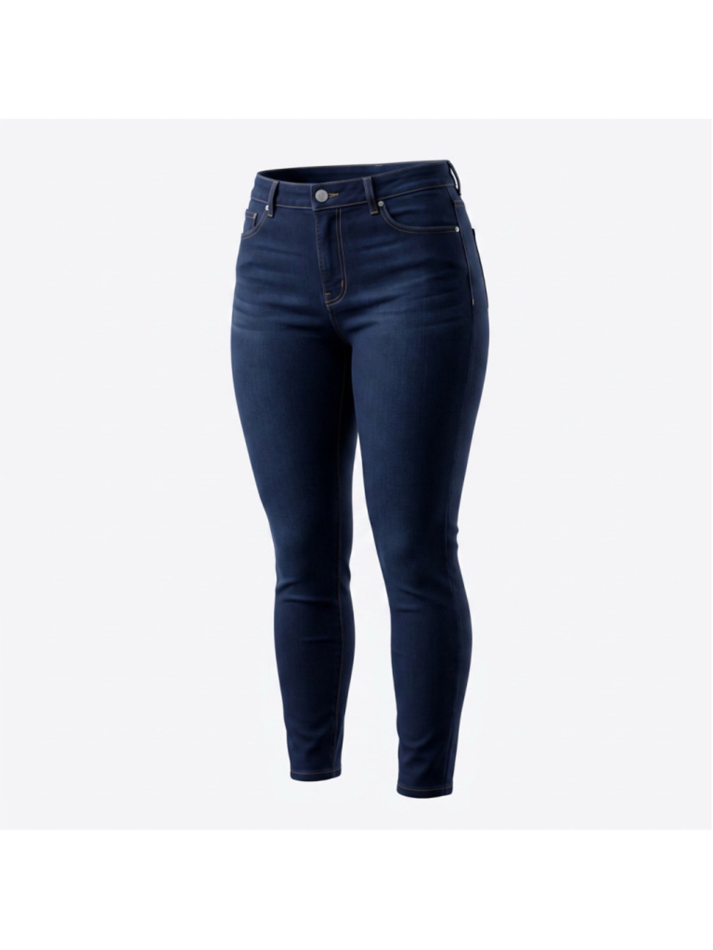 Tahari Kelly Classic Skinny Jeans Blue Denim Mid Rise Dark Wash Womens 6/28